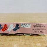 A07969 KVT Star Rose Cloth Clips - 10 Pcs Pack