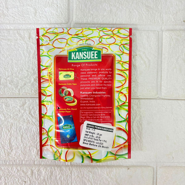 AM6296 Kansuee Premium Mini Rubber Bands - 20gm