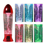 TM0018 LED Color Changing Tornado Lamp - Rose Gold Base