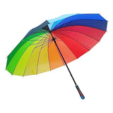 AM5792 Colorful Rainbow Umbrella (Jumbo) For Sun and Rain Protection