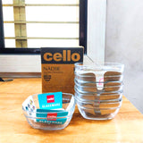 AM5683 Cello Nadir Square Stack Bowl- 300Ml (Set of 6 Pcs)