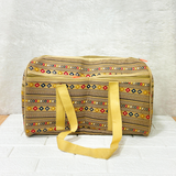 AM6299 Geometric Print Bandhani Travel Duffle Bag