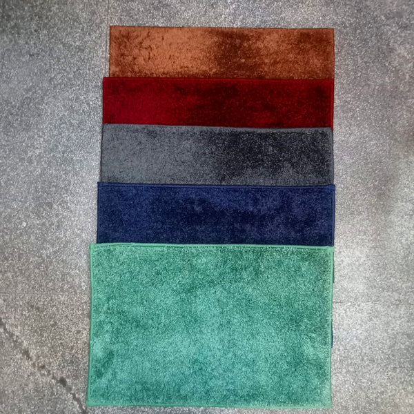 AM5853 Soft Microfiber Door & Bath Mat (HV 16x24 Inch) Multicolour