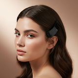 AM6387 Mix-Design Wavy Glitter Textured Hair Barrette / Banana Clip for Women and Girls