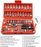 Combination Repair Tool Kit (Red, 46 pcs)