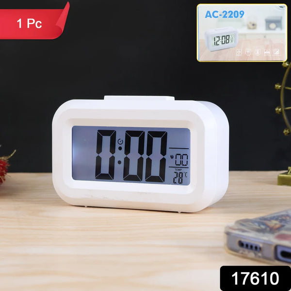 17610 Modern Digital LED Alarm Mini Clock (1 Pc)