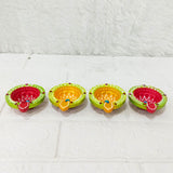 Di0382 Handmade Decorative Diwali Diyas Set of 4 – Multi-Design