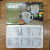 AM5672	Cello Divine Premium Ricca Small Mug - 6pcs