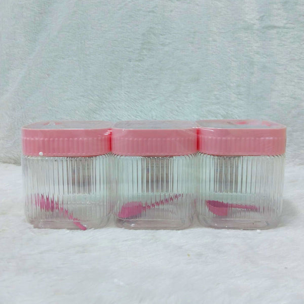 AM6266 Squba Jar 3-Piece Set- Stackable Airtight