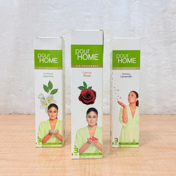 AM6517 Pour Home 250 ml No Gas Air Freshener Spray - Mix Flavour (Pack of 1)