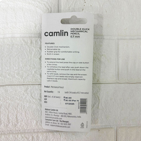 AM6294 Camlin Double Kilck Mechanical Pencil 0.7mm