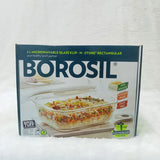 AM6203 Borosil Klip N Store Rectangular Glass Container - 2 Ltr with Air Tight Lid