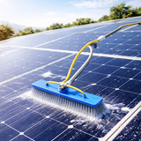 AM6711 Solar Panel Cleaning Brush with Water Flow Pipe & Long Handle