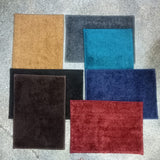 AM5847 Cotton Soft Microfiber Door & Bath Mat (RG 13X19 Inch) Multicolour