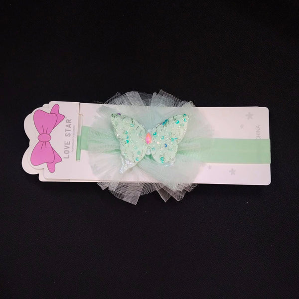 AM5874 Sequin Butterfly Headband for Girls - Multicolor