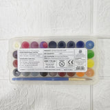 AM6092 Doms Aqua 36 Shades Water Color Cakes Box With Brush