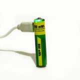 15494 AAA Rechargeable 800 mWh Batteries With Recharging Cable (2 Pc Set)