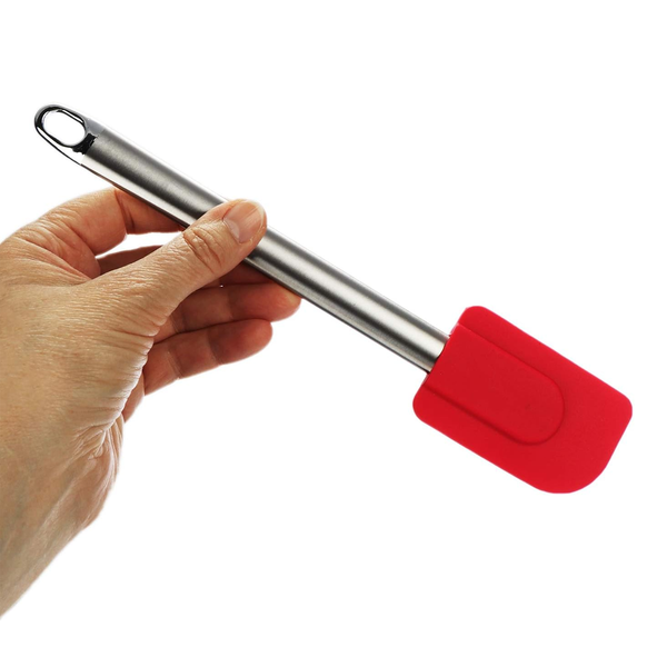 AM6332 Silicone Spatulas with Steel Handle - 1pc