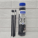AM6067 Doms SUPER SIX Graphite Pencils - 1 Jars of 20 Pencils