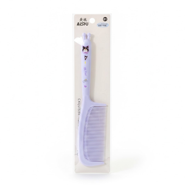 TM0122 Mix-Design Pastel Exquisite Cartoon Hair Care Comb - Pack of 1pc