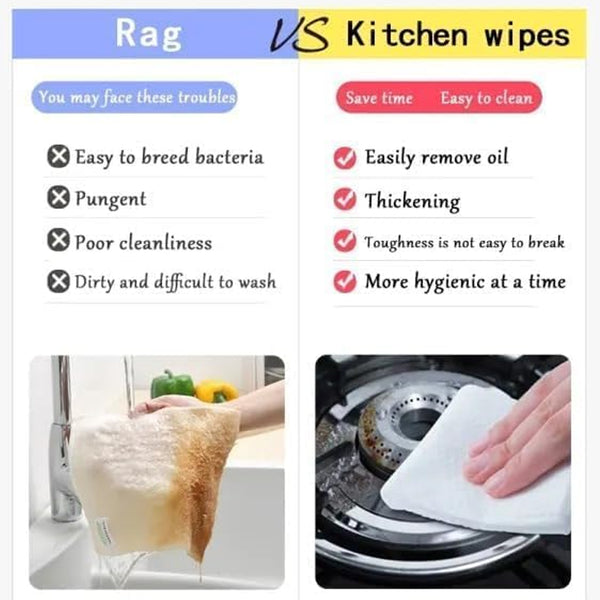 3098 Kitchen Cleaning Wet Wipes