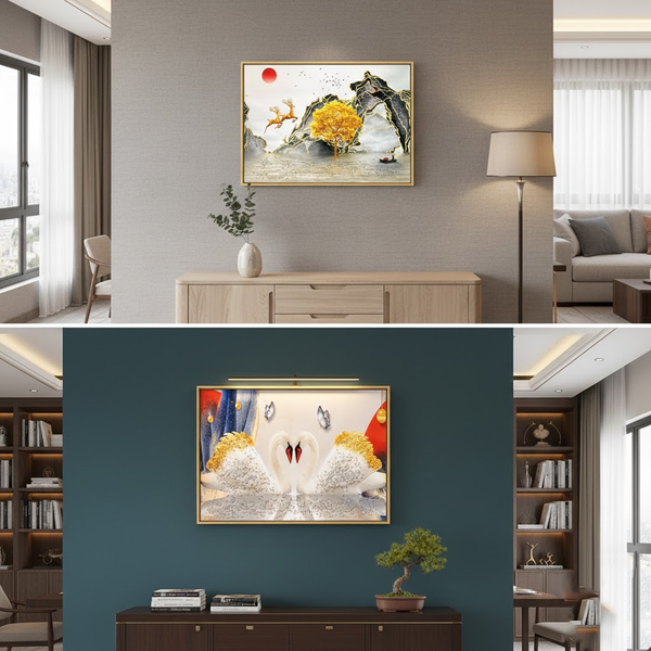 TM0143 Mix Pattern Premium Decorative Wall Frames - 23x33inch (Pack of 1)