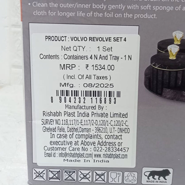 Di0277 Rishabh Volvo Revolve – Multipurpose Revolving Container Set