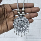 Di0045 Stylish Silver-Toned Multi-Design Pendant Necklace (Multidesign)