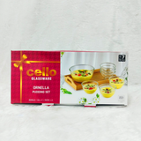Di0365 Cello Glassware Ornella Pudding Bowls Set (7 Pcs)