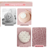 14869 Premium Soft Exfoliating Round Bath Scrubber (1 Pc)