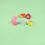 AM1255 Cartoon Shaped Finger Ring Set for Girls (10pcs)