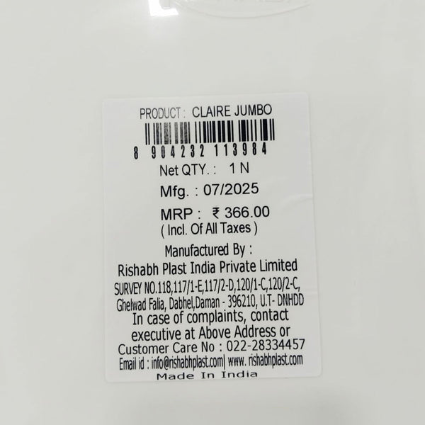 Di0292 Rishabh Claire Jumbo Tray
