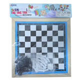 AM6433 Ludo and Snake & Ladders Board Game Set, 31 cm x 31 cm Board, Plastic Tokens Pack of 1 Both Side Play it Wooden Corner Toy