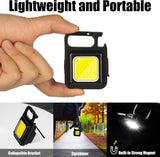 4035 Rechargeable Keychain Mini Flashlight 3 Modes