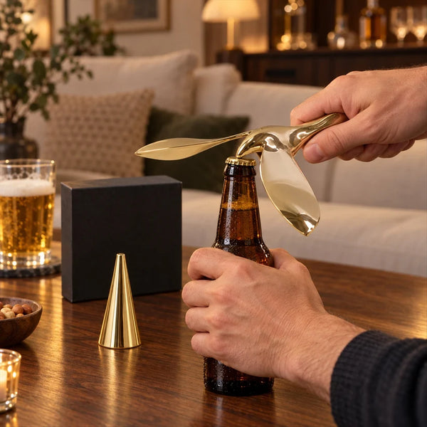 A08143 Flying Bird Bottle Opener with Balancing Stand for Bar and Desk Decor (1 Pc)