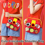 TM0159 Cartoon Soft Silicone Sling Bag for Girls – Cute Crossbody Shoulder Bag