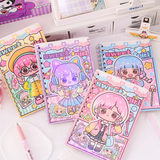 AM6311 Sweet Girl Spiral-Bound Holographic Notebook - 135x195mm