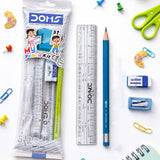 AM6773 DOMS My First Pencil Kit | 1 Pencil, 1 Eraser, 1 Scale, 1 Sharpener