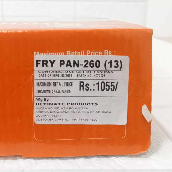 AM6137 Sunmate Hammertone Series Fry Pan With Stainless Steel Lid