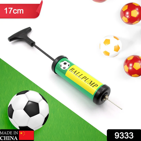 9333 Inflator Air Ball Pump Soft Bouncing Ball Development Kids Toy, Sports Plastic Pump for Soccer, Basketball, Football, Volleyball Ball (17 Cm)