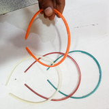 AM5632 Plain Plastic Hair Band - (Pack of 1 Pc, Multicolour)