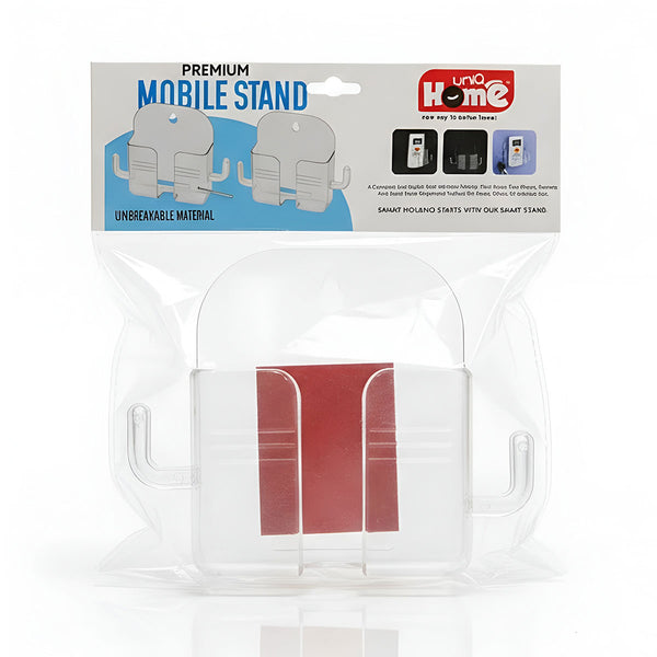 AM6775 Premium Adhesive Wall-Mounted Mobile & Remote Holder (Clear)