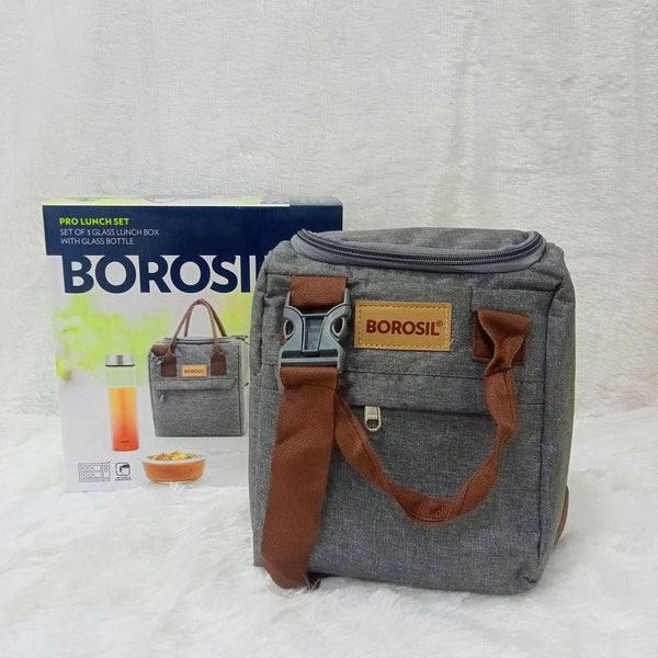AM6173 Borosil Pro Round Glass Lunch Box Set