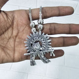 Di0045 Stylish Silver-Toned Multi-Design Pendant Necklace (Multidesign)