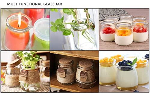 AM3771 Yogurt Glass Container with Lid 150ml