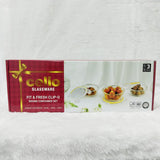 Di0367 Cello Fit & Fresh Clip-O Round Container Set of 3pc