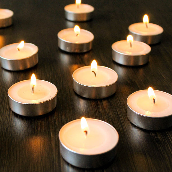 AM0152 Tealight Candles White (Pack of 50, 6 GM)