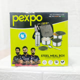 Di0385 Pexpo Classic - Stainless Steel Meal Lunch Box Set