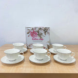 AM5957 Elegant Cup & Saucer Set Of 12 Pieces – Timeless Design for Tea & Coffee Moments