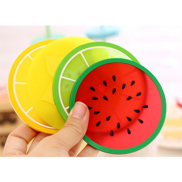 AM6337 Multi Silicone Tea & Drinks Coasters - Pack of 4pc
